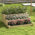Giantex 3-Tier Raised Garden Bed, Tiered Planter Box w/Open-Ended Base - Image 7