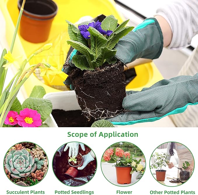 TDHDIKE 4" Small Plastic Plant Pots - Image 6