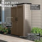 Rubbermaid Vertical Resin Outdoor Storage Shed - Image 3