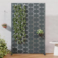 Casaphoria Metal Privacy Screen Outdoor, Darkgray-Square by Casaphoria