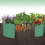 2-Pack Galvanized Raised Garden Bed, Veggies & Flowers. Rust-Resistant Raised - Image 5