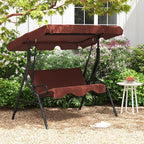 Tangkula 3 Person Porch Swing, Patio Swing - Image 2