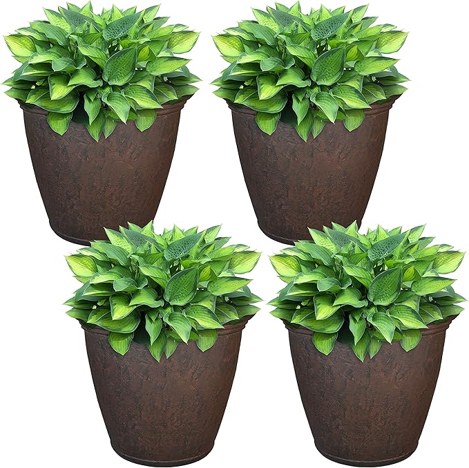 Sunnydaze 15.25-Inch Anjelica Large Plastic Pot by SunnydazeDecor