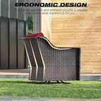 Joyside Wicker Patio Furniture Sets, 5 Pieces Upgraded Large Size Outdoor - Image 5