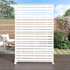 Casaphoria 72" H x 47" W Metal Privacy Screen, Outdoor Freestanding Decorative by Casaphoria