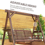 Outsunny 3 Seat Porch Swing - Image 5
