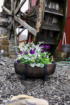 The HC Companies Whiskey Barrel Planter Bowl - Image 3