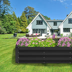 2PCS 8x2x1FT Galvanized Raised Garden Bed, Planter Raised Beds-Metal Garden Box - Image 8