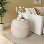 Christopher Knight Home Jayme 20.25" Indoor Outdoor Oval Accent Side Table - Image 4