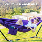 PNAEUT Double Hammocks with Stand - Image 3