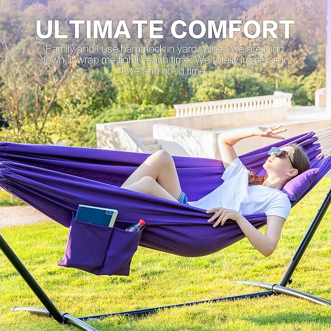 PNAEUT Double Hammocks with Stand - Image 3