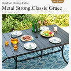 Sophia and William Swivel Patio Dining Set - Image 6