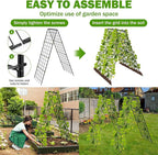 Heavy Duty 2 Pack 50"x17" Adjustable A-Frame Trellis - Image 5