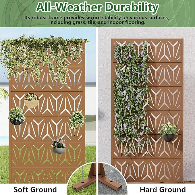 Casaphoria Metal Privacy Screen Outdoor - Image 6