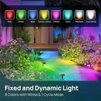 Linkind Solar Lights Outdoor Waterproof IP65, StarRay RGB Solar Spot Lights - Image 4