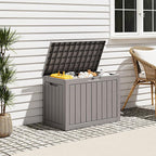 Outdoor Storage Box, Resin Deck Boxes Indoor and outdoor, Waterproof Storage - Image 5