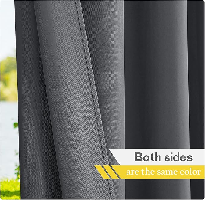 NICETOWN Canvas Outdoor Curtains - Image 5