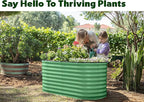 Plant & Plot Galvanized Raised Garden Beds Outdoor // 4×2×2 ft Planter Raised - Image 4