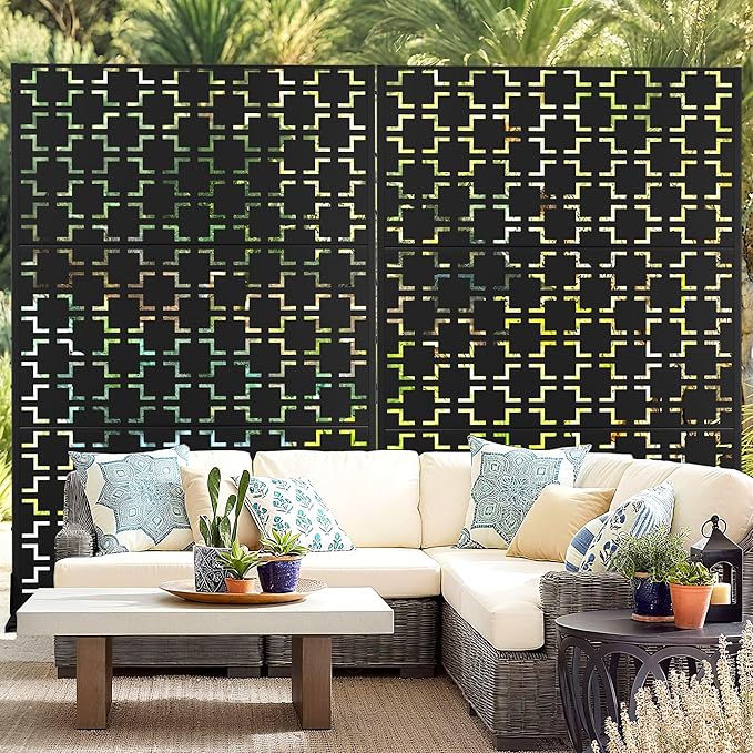 Outdoor Privacy Screen, Freestanding Privacy Fence Panels - Image 8