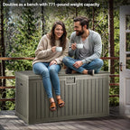 YITAHOME XXL 230 Gallon Large Deck Box, Outdoor Storage - Image 3