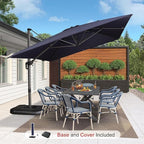 PURPLE LEAF 10'×13' Patio Umbrella - Image 2