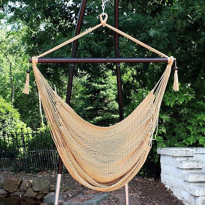 Sunnydaze Outdoor Hammock Chair Swing - Image 7