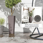 Outsunny 23.6 Inch Tall Planters - Image 6