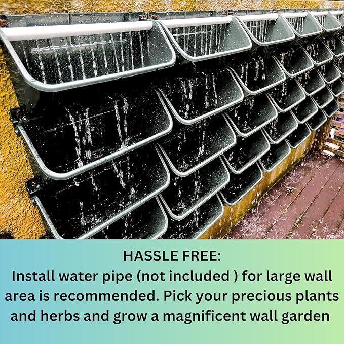 Maxona Black Color Vertical Garden Planter - Image 7