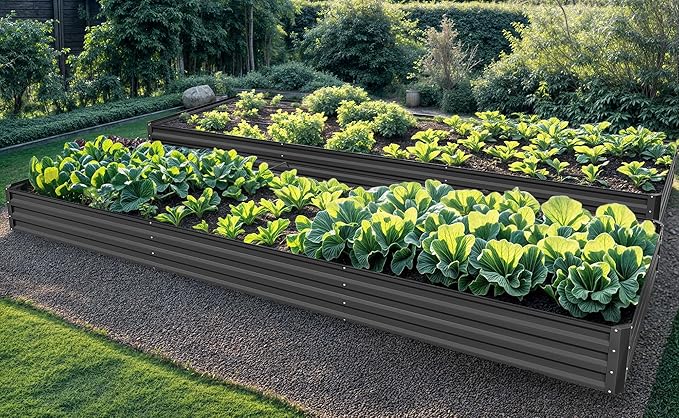 YITAHOME 144x48x12 in Galvanized Raised Garden Bed Kit, Large Metal Planter Box - Image 2