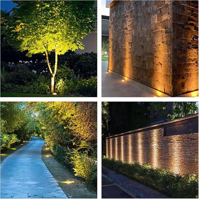 JESLED Outdoor Landscape Lights, 6W LED In Ground Well Lights, 12V 24V 3000K - Image 6