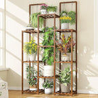 EnHomee Plant Stand Indoor Wood Plant Stand Outdoor Plant Shelves by EnHomee
