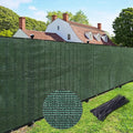 UPGRADE Privacy Fence Screen 5'x80' Dark Green Outdoor 90% Visibility Blockage by UPGRADE