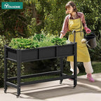 YITAHOME Raised Garden Bed HDPE, Herb Garden Bed - Image 9