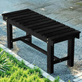 Nidouillet 35.5" Outdoor Garden Bench, Weatherproof Patio Benches 2-Person Seat by Nidouillet