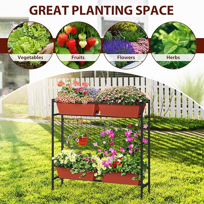 Raised Garden Beds with Legs, Elevated Planter Box Outdoor - Image 8