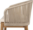 Christopher Knight Home Zax Set of 2 Patio Barstool, Acacia Wood & Rope Outdoor - Image 14