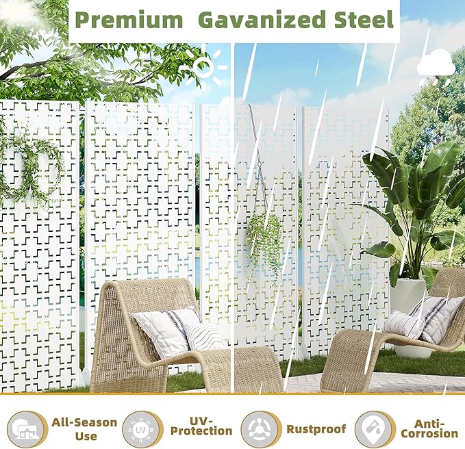 Casaphoria Metal Privacy Screen Outdoor - Image 5