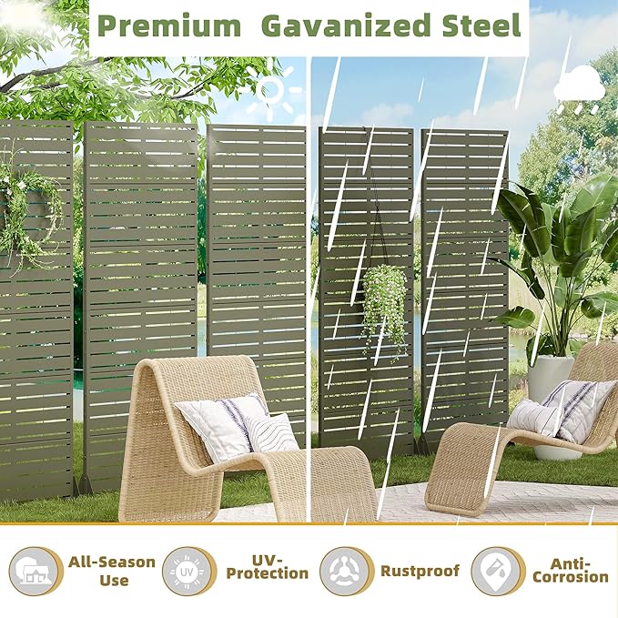 Casaphoria Metal Privacy Screen Outdoor - Image 4