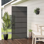 Casaphoria Metal Privacy Screen Outdoor, Fence Black - Image 3