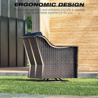 Joyside Wicker Patio Furniture Sets, 5 Pieces Upgraded Large Size Outdoor - Image 6