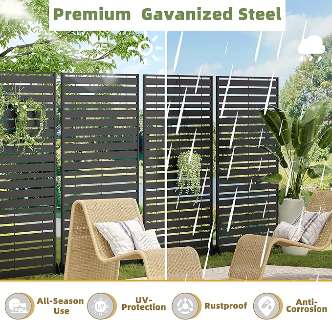 Casaphoria Metal Privacy Screen Outdoor - Image 4
