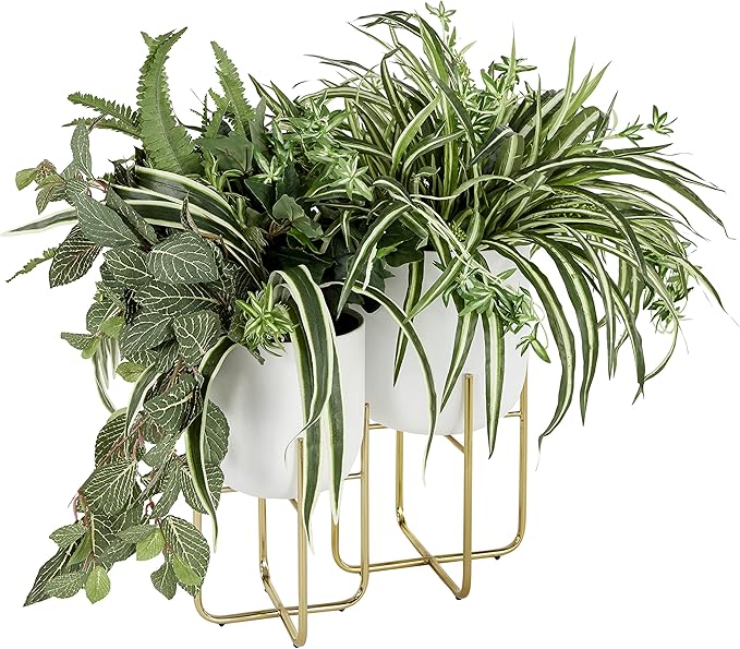 Deco 79 Metal Indoor Outdoor Planter Large Planter Pot - Image 7