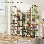 EnHomee Plant Stand Indoor Plant Stands Outdoor Tall Plant Shelf - Image 3