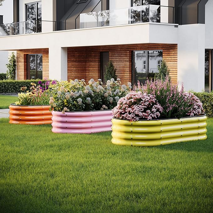 Galvanized Metal Planter Raised Garden Bed Kit - Image 7