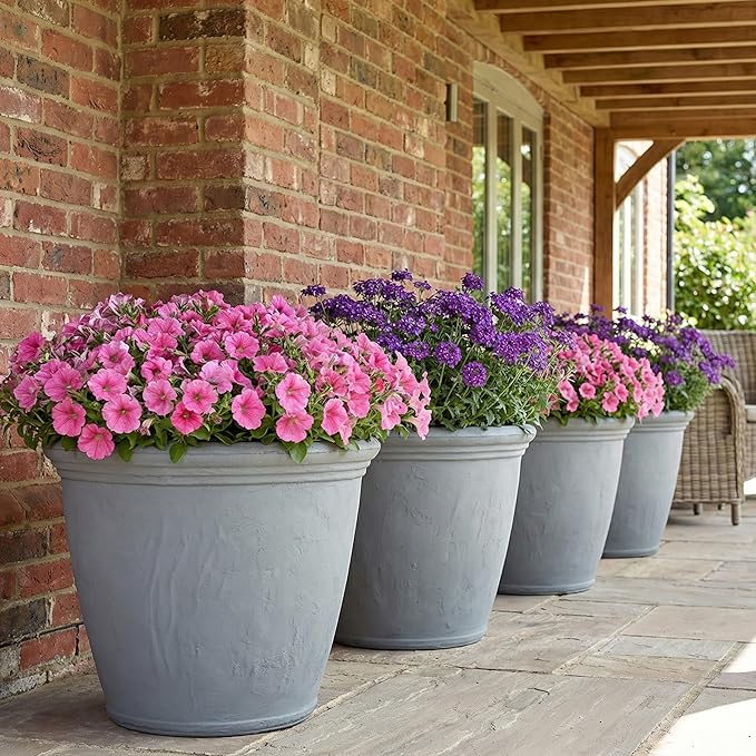 Sunnydaze 20-Inch Anjelica Large Plastic Pot - Image 8