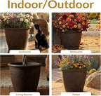 Sunnydaze 20-Inch Anjelica Large Plastic Pot - Image 5
