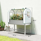 Outsunny Galvanised Raised Garden Bed - Image 7
