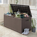 Greesum 100 Gallon Resin Patio Storage Box - Image 3