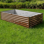 SnugNiture Galvanized Raised Garden Bed 8x4x2FT Outdoor Large Metal Planter Box - Image 4