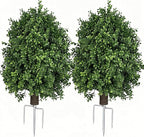 QIANYUN Boxwood Topiary Bush – Artificial Shrubs by QIANYUN